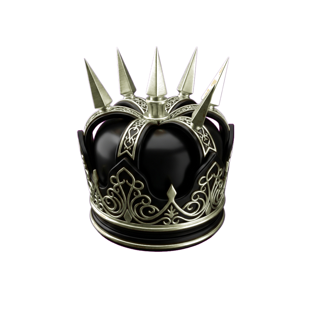 Queen Monarch Razor Blade Badge