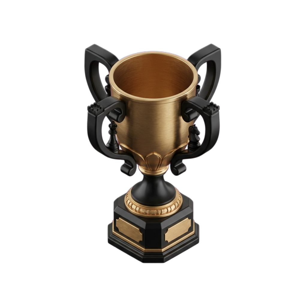 Championship Trophy Tournament Badge
