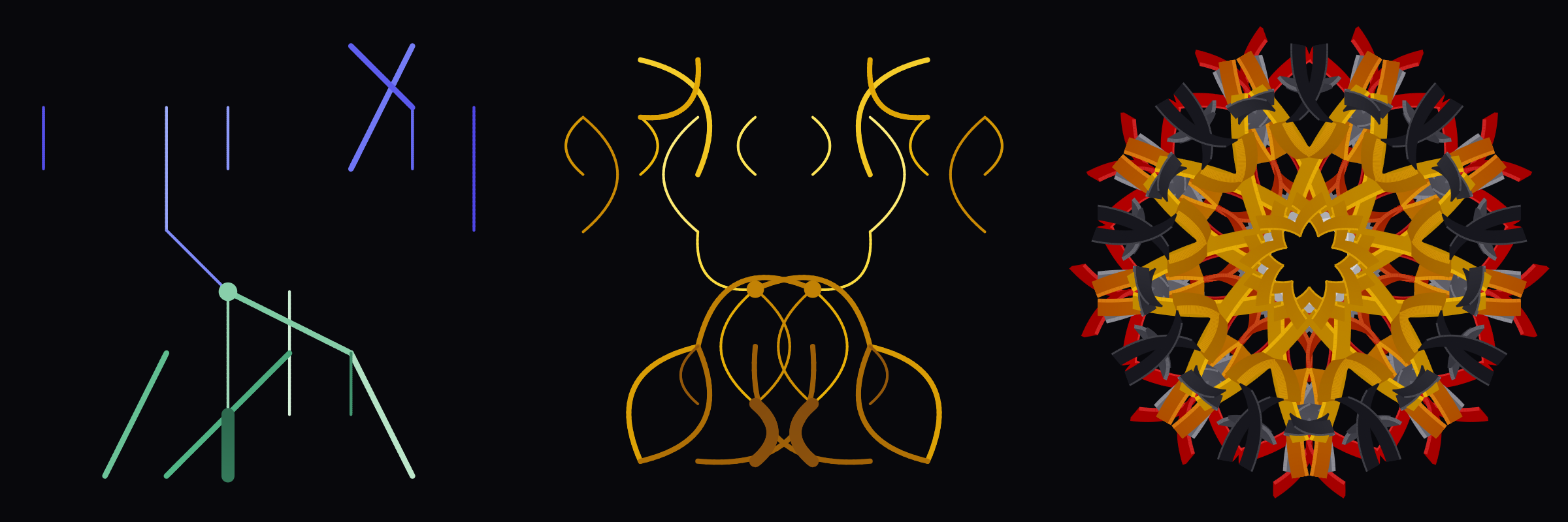 Dragondorf Sicilian signature position rendered as generative art